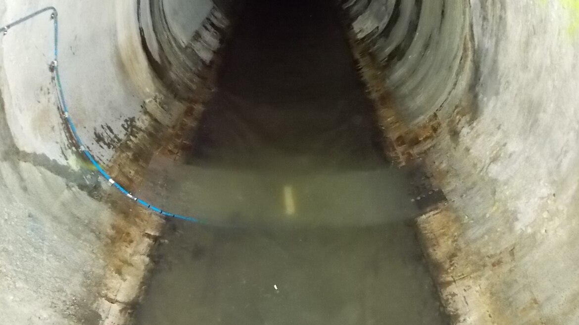 The measuring points provided precise data as the basis for the new sewer network plan