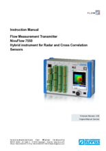 Instruction Manual | Flow Measurement Transmitter NivuFlow 7550