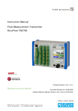 Instruction Manual | NivuFlow 750 / NivuFlow 700 (Rev. 03)