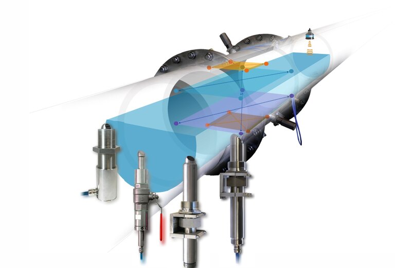 [Translate to English:] Durchflussmessung Anwendungen für Messung im Rohr