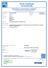 IECEx Certificate of Conformity "NivuLink Micro II Ex"