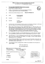 EG Baumusterprüfbescheinigung Druckmessgerät NivuBar H III